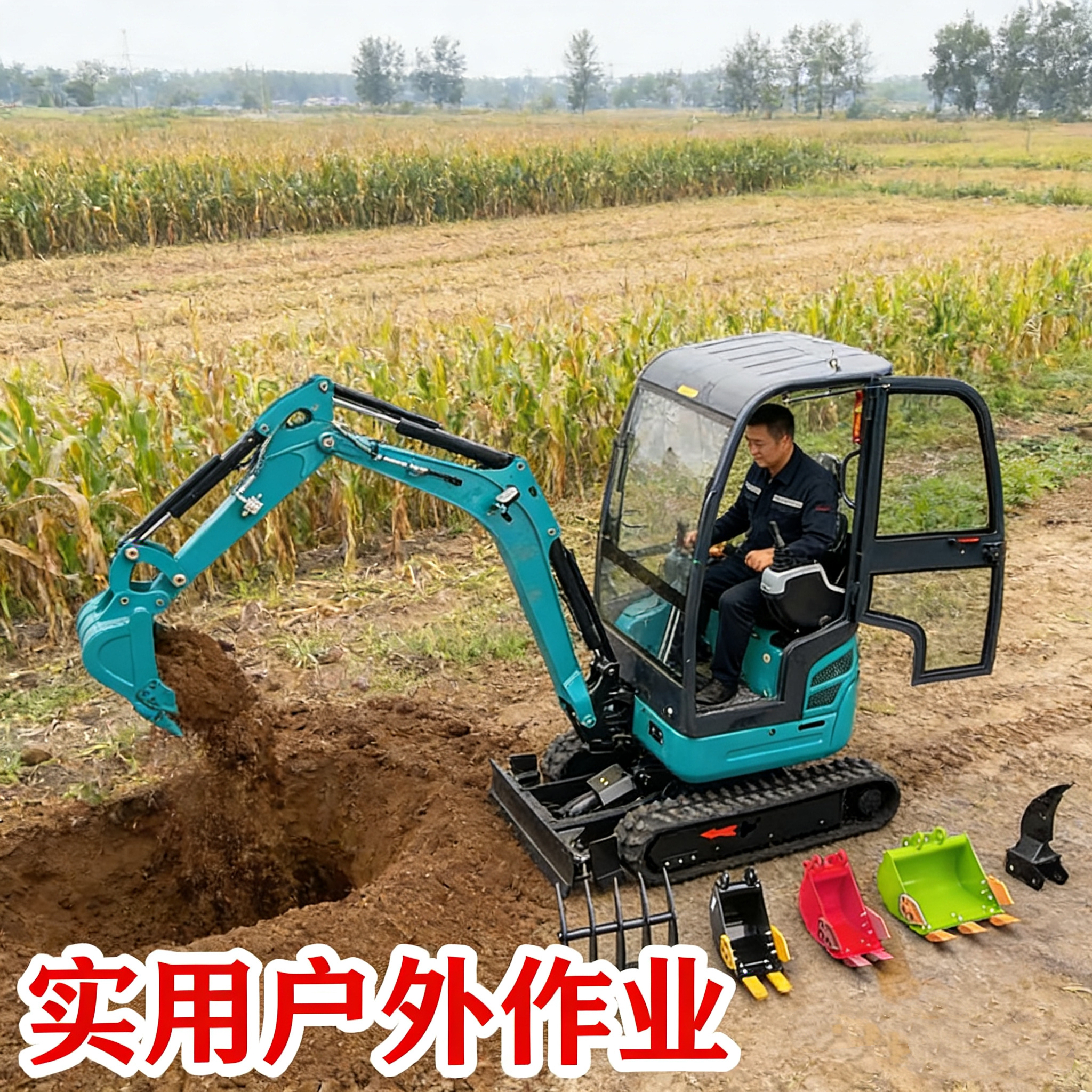 Small Excavator (Model: 08-35) - 图片 3